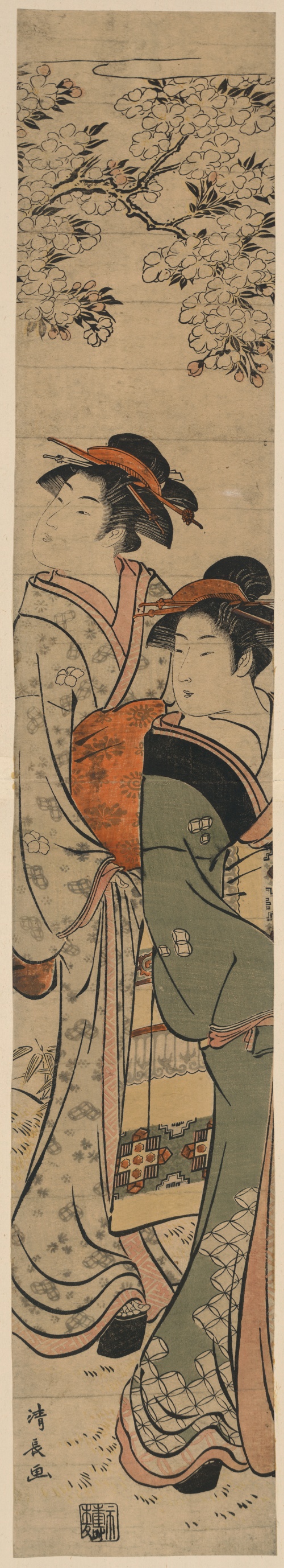 Torii Kiyonaga (1752-1815) (12 работ)