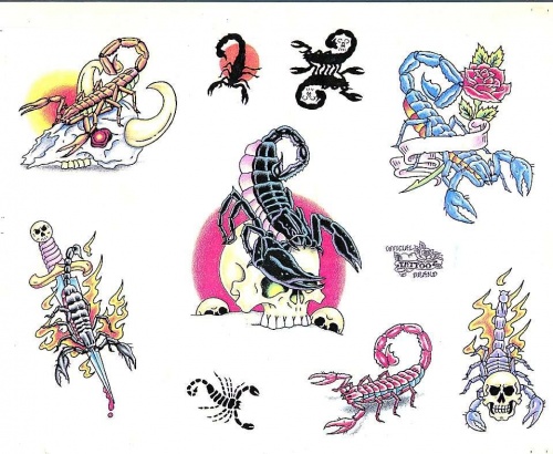 Tattoo Flash - Sheets + Lines set 12 (311 works) (part 2)