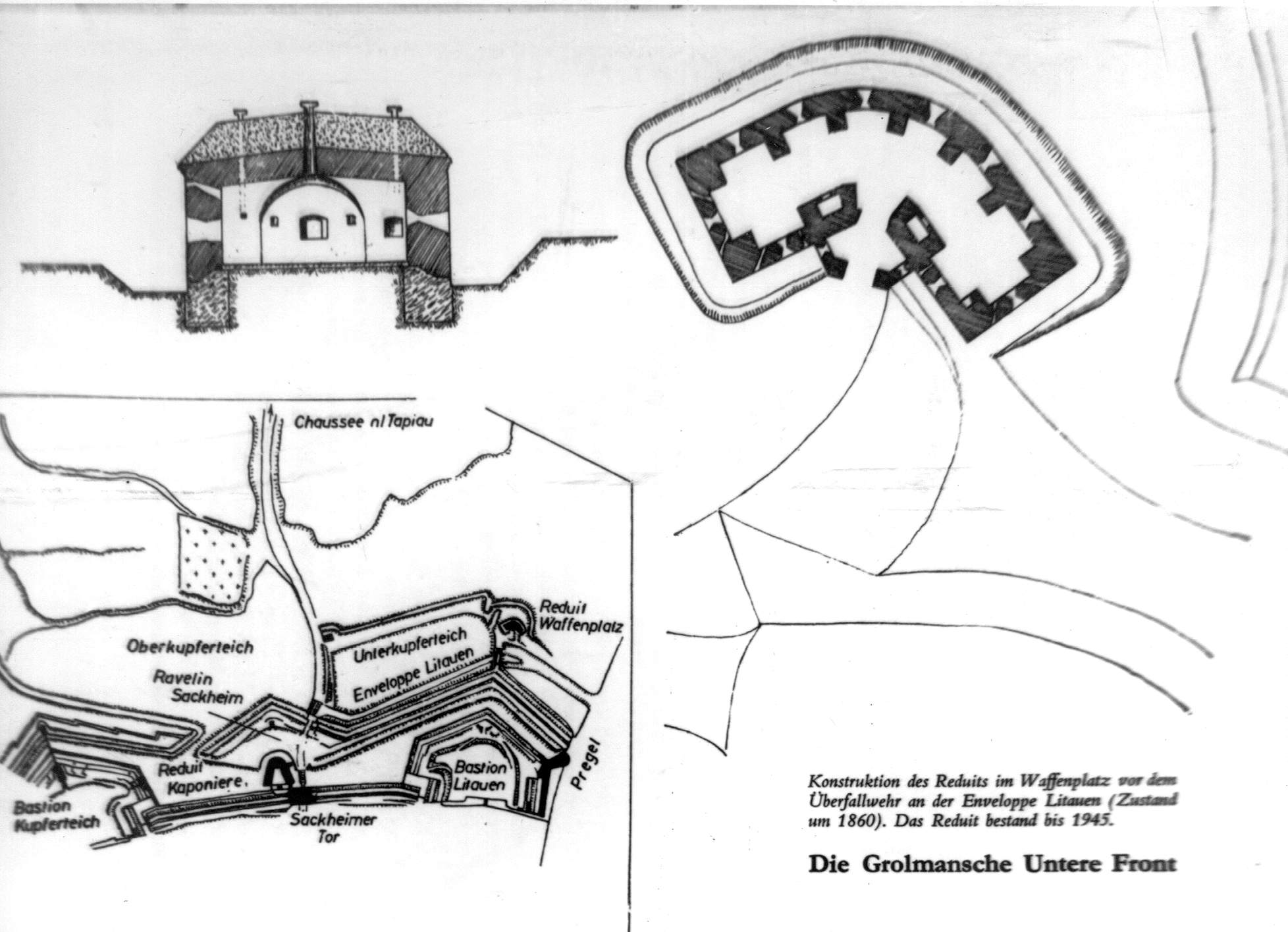Схема бастионов Севастопольской крепости